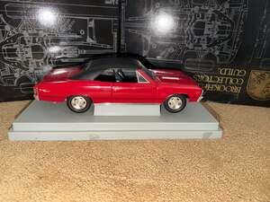 1967 Chevrolet Chevelle SS 396 L78 1:18 Scale Red/Black Vinyl Top